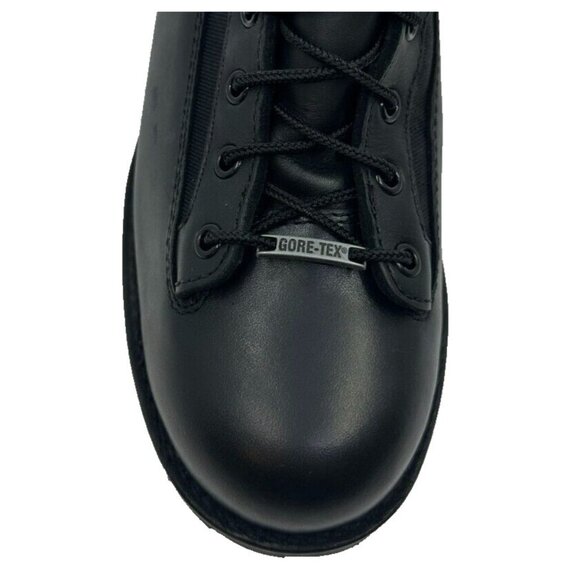 Bates Mens Leather Combat Boots Lace-up Gore Tex Size 8.5 US Black  02139 NEW - Picture 13 of 14